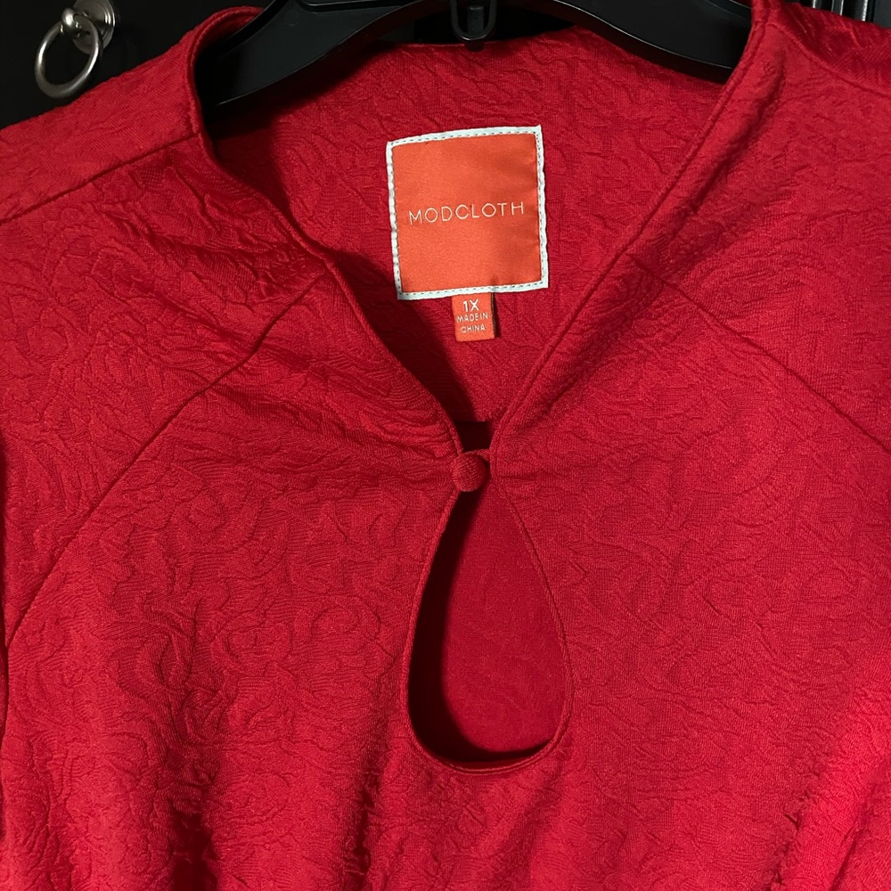 Red ModCloth dress - Picture 5 of 5